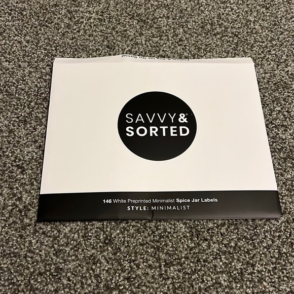 Savvy and Sorted Spice Jar Labels - Picture 1 of 4